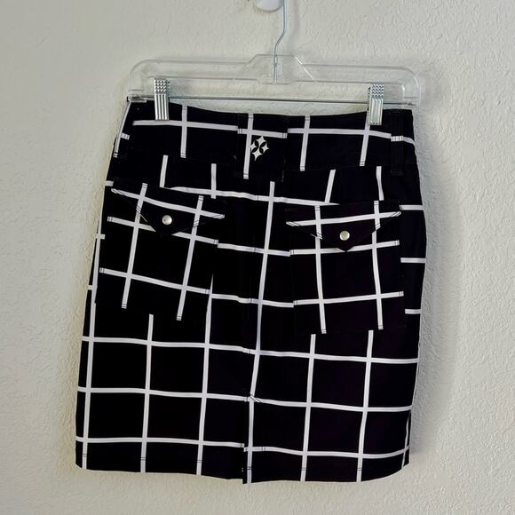 Jofit Black & White Grid Skort – Sz 2 - Picture 4 of 6